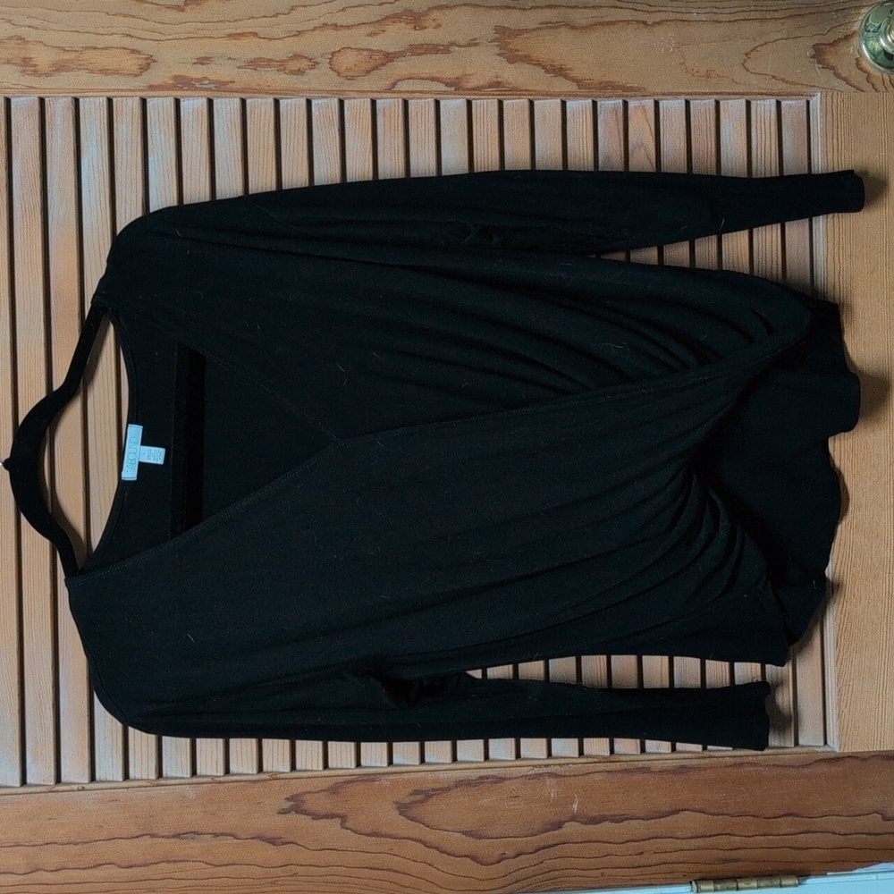 Drape cross front top